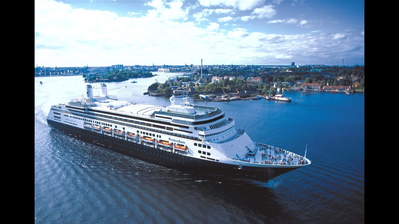 Vertrek uit Rotterdam en aankomst in Lissabon met de ms Rotterdam