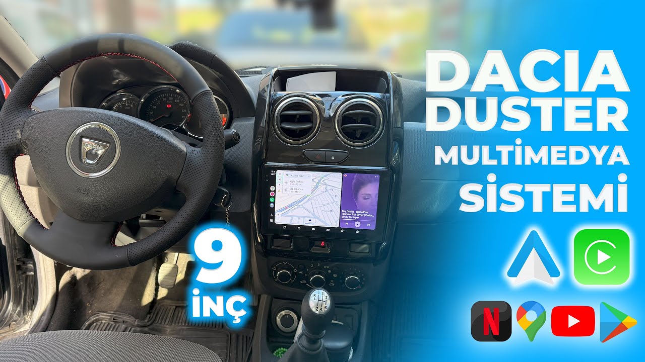 Dacia Duster (2013-2017) CarPlay ve AndroidAuto Destekli Android Multimedya Sistemi➡ 22-1114