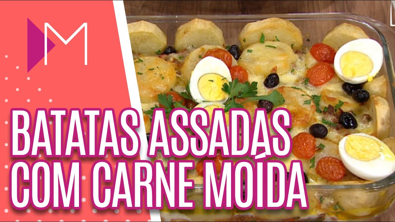 Batatas assadas com carne moída - Mulheres (07/05/20)