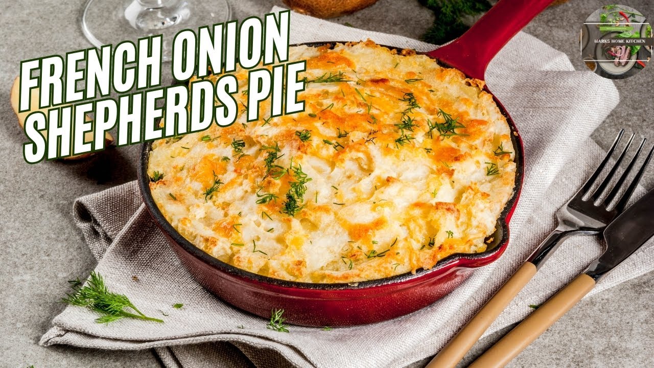 French Onion Shepherd's Pie: A Mouthwatering Twist On A Classic Favourite!
