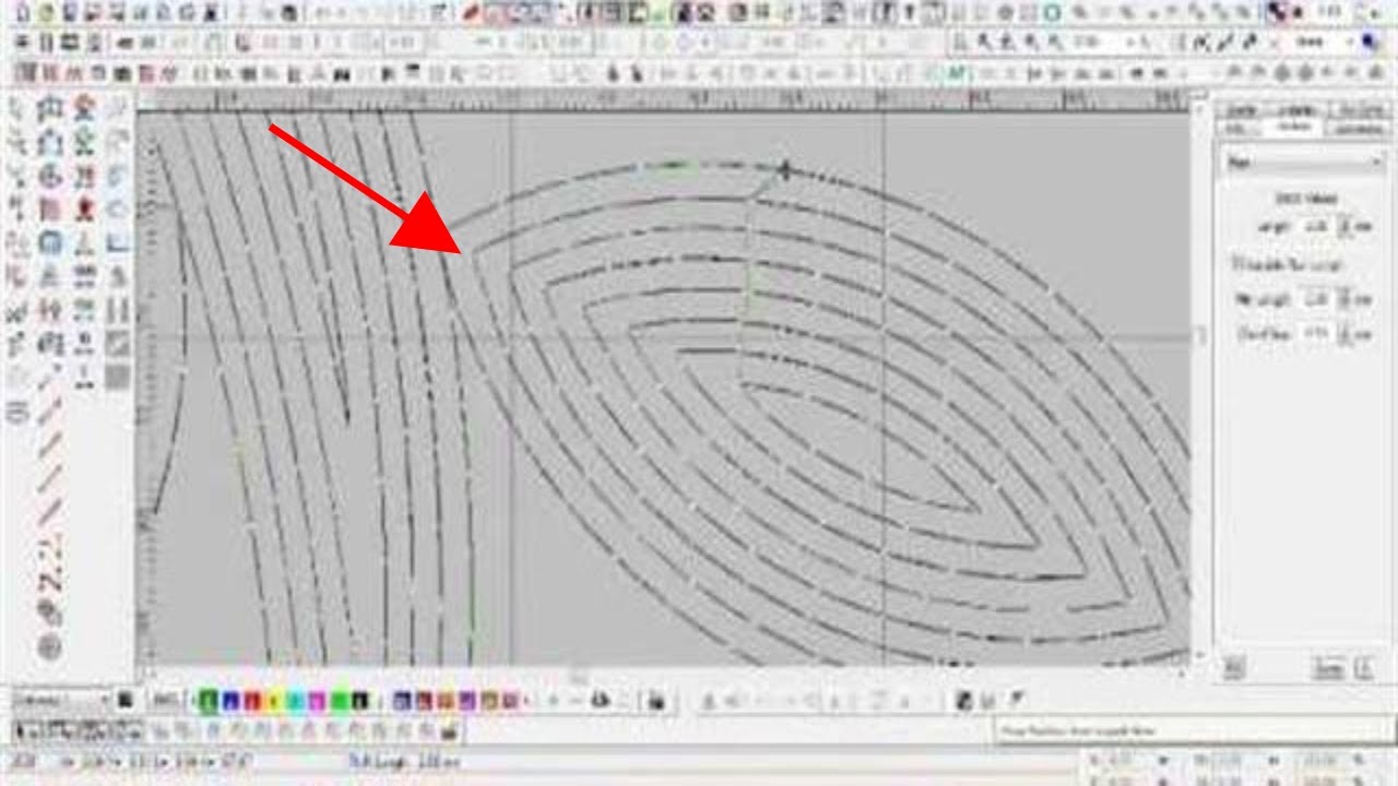 Wilcom 2006 aari design video- how to create Aari design in wilcom