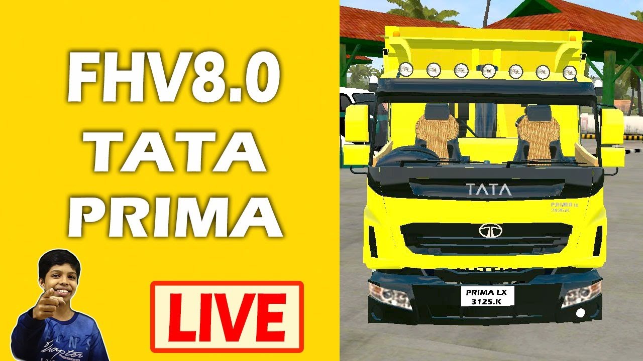 HariVids Live | FHV8.0 | Tata Prima Truck | Bussid | Free Bussid Mod  | Bus Simulator Indonesia