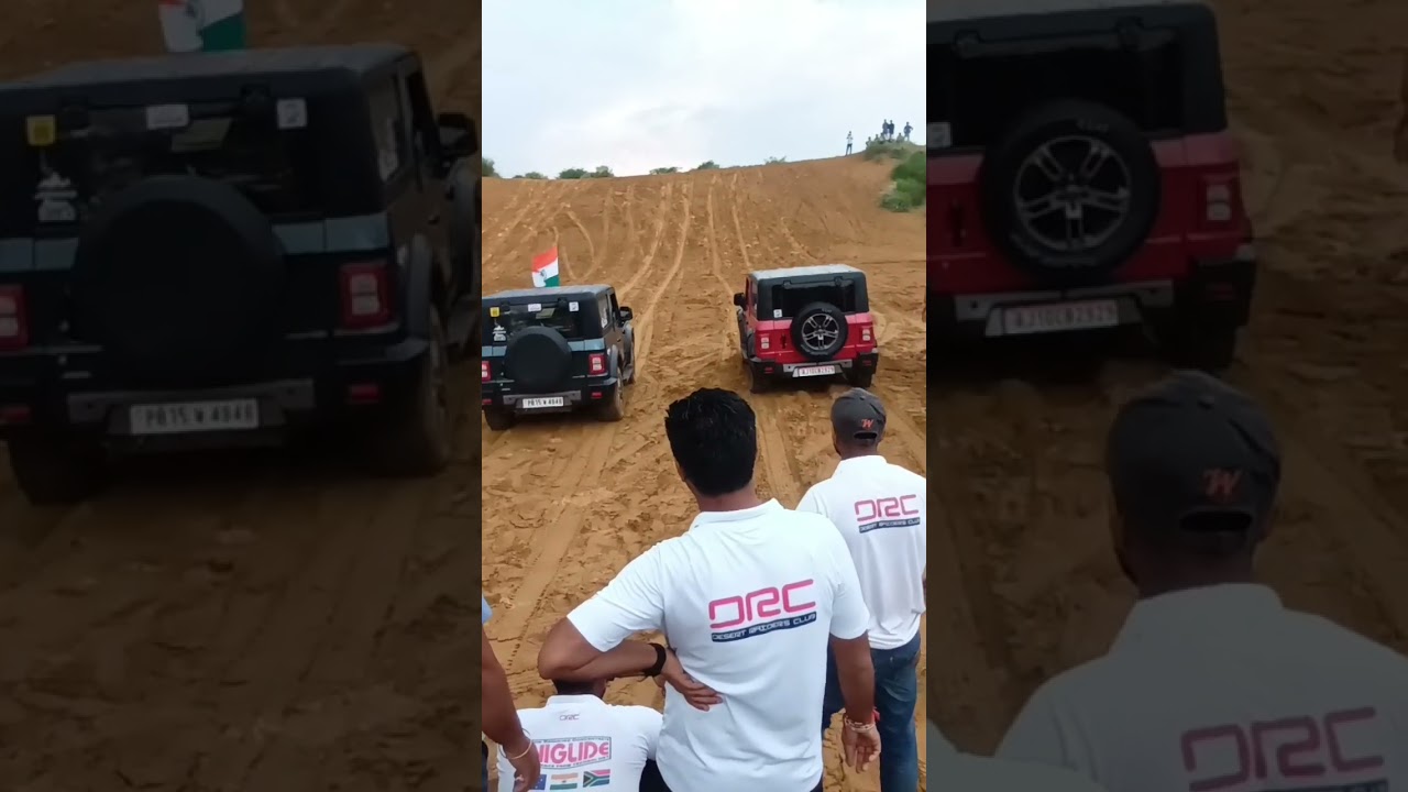 New Mahindra Thar Diesel Automatic(Black) vs Manual (Red)