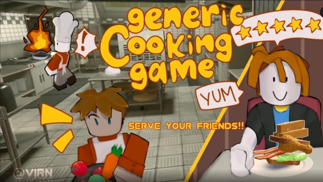 Lets cook! | Generic Cooking Game | Roblox #rbx 