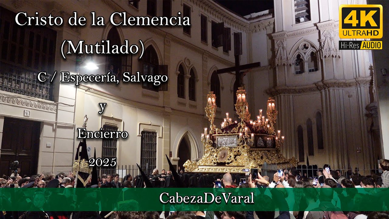 CRISTO DE LA CLEMENCIA (MUTILADO) C/ESPECERIA, SALVAGO Y ENCIERRO | MÁLAGA 2025