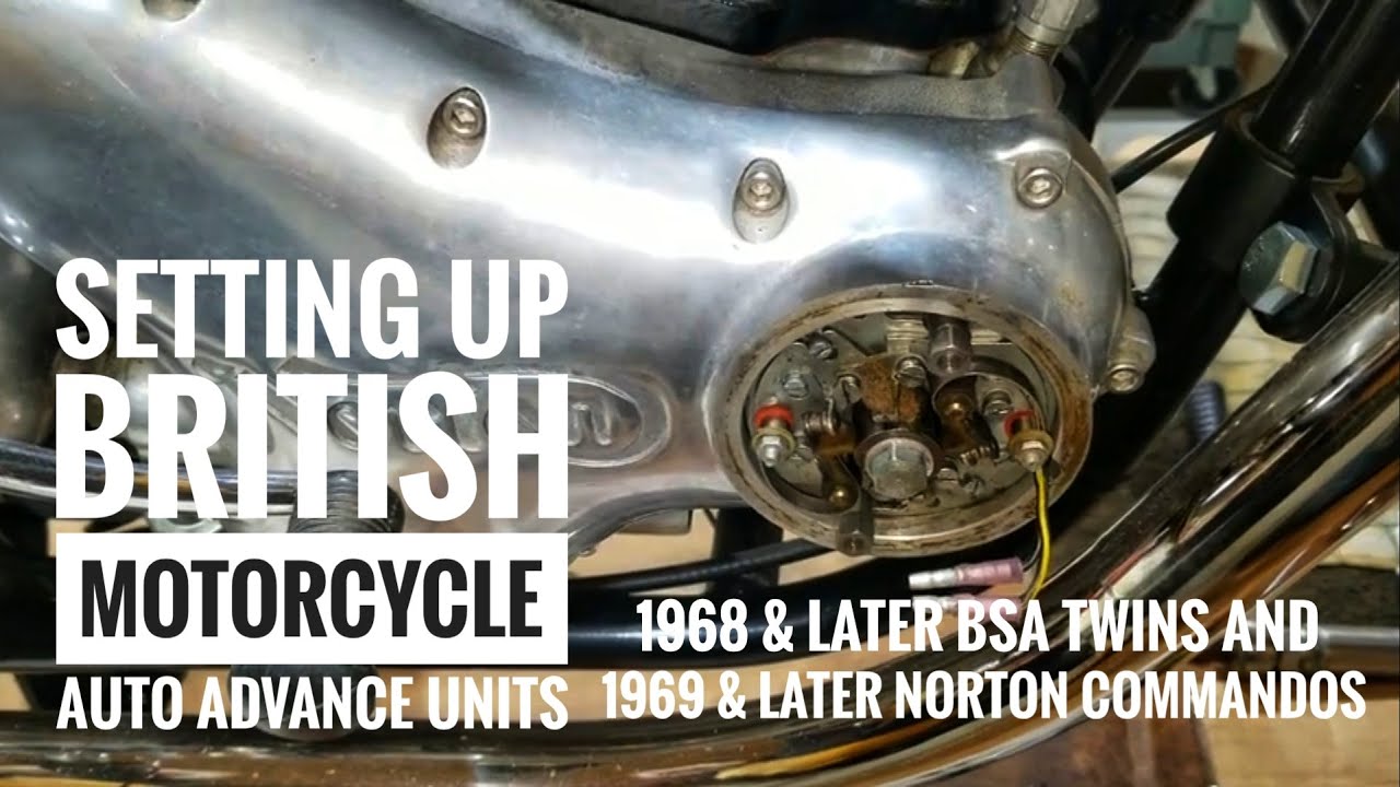 Setting up British motorcycle Auto Advance Units, 1968 & later BSA twins and 1969 & later Nortons