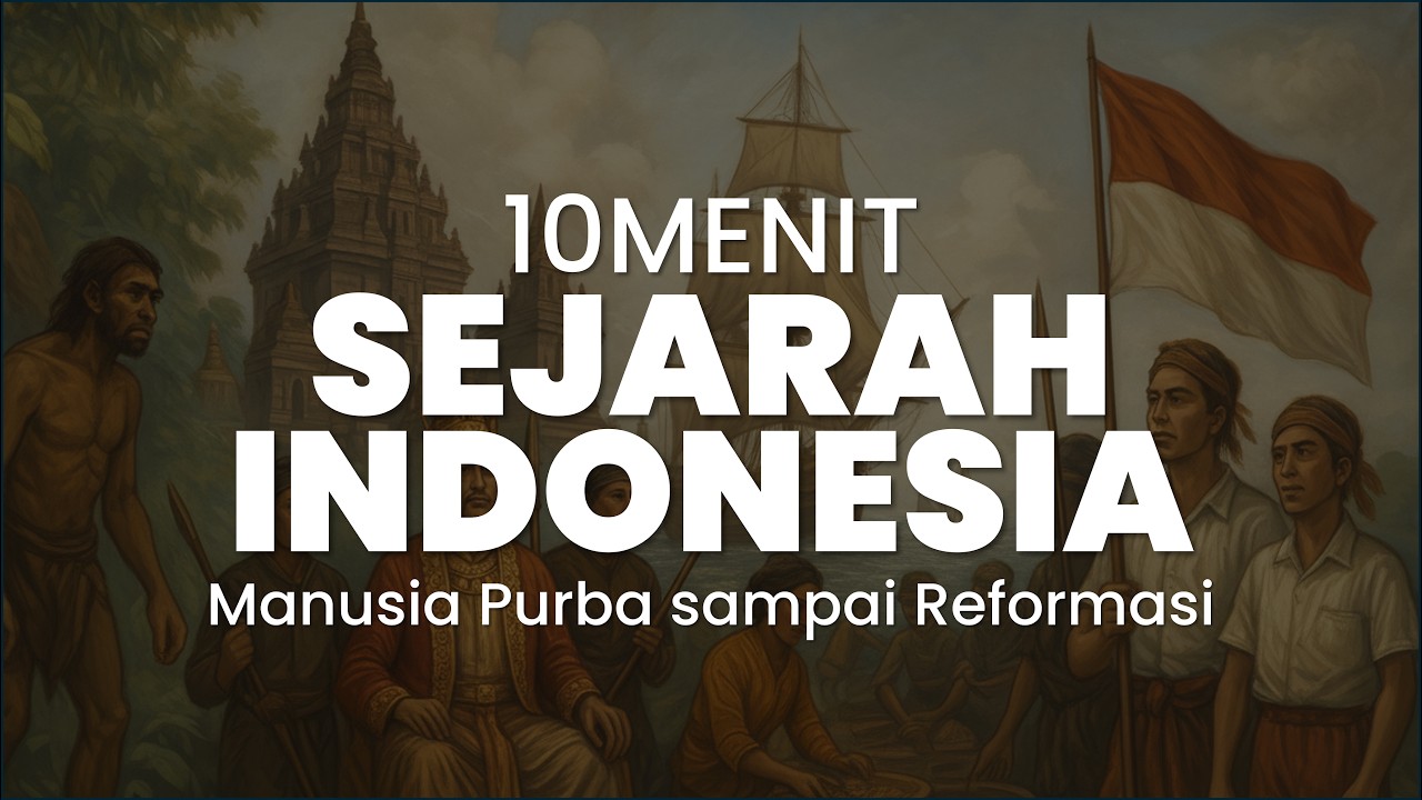 SEJARAH INDONESIA DALAM 10 MENIT: DARI MANUSIA PURBA HINGGA REFORMASI