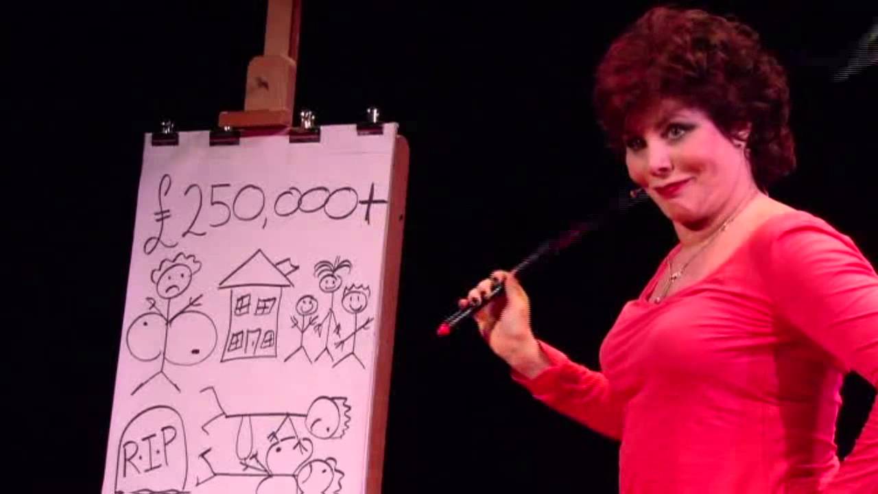 The different duties by women of different income brackets are presented by Ruby Wax