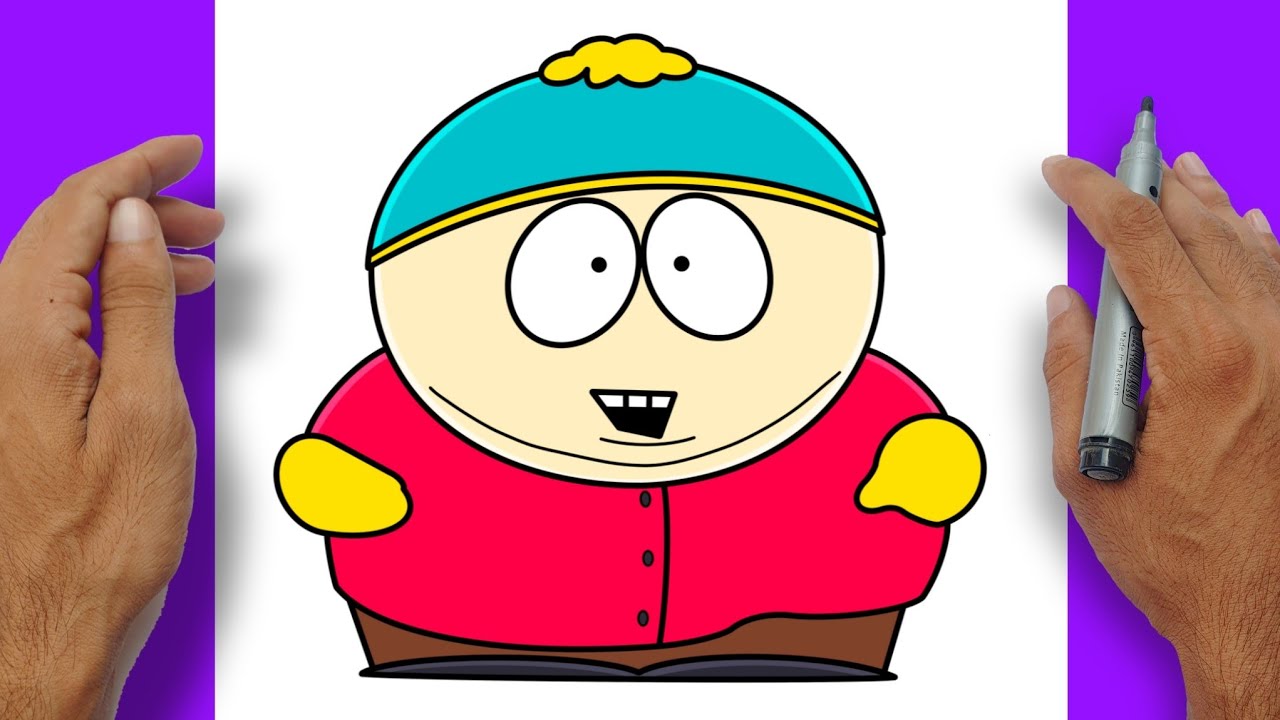 How to Draw ERIC CARTMAN Easy Step-by-step | Southpark