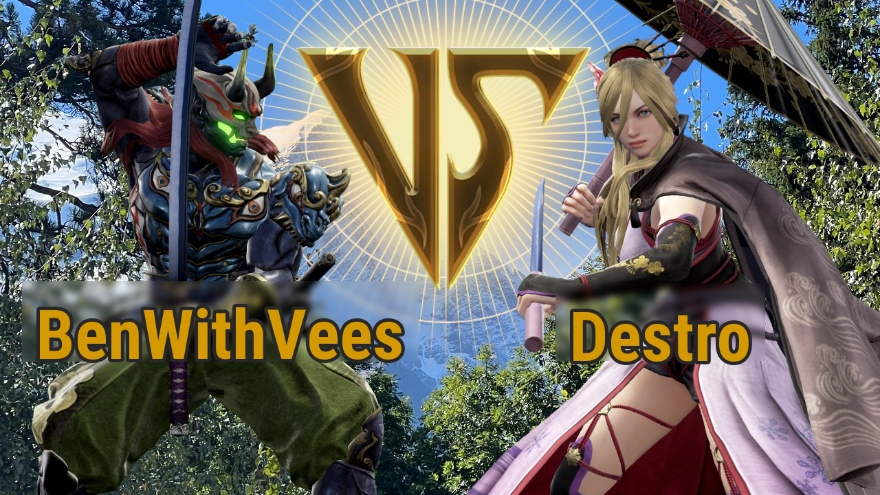 Бен с Висом (Ёсимицу) против Дестро (Сэцука) | Soulcalibur VI
