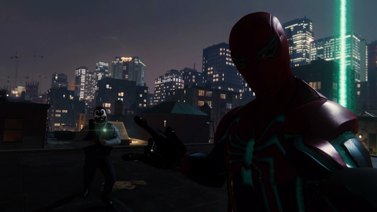 Demon Warehouse Stealth Roof Theme Extended Marvel's Spider Man 2018 #spidermanps4 #misternegative