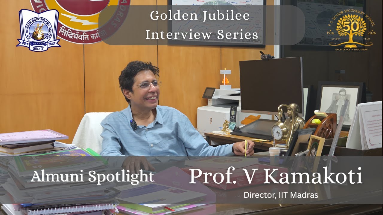 Golden Jubilee Celebration | Alumni Spotlight: Prof. V. Kamakoti