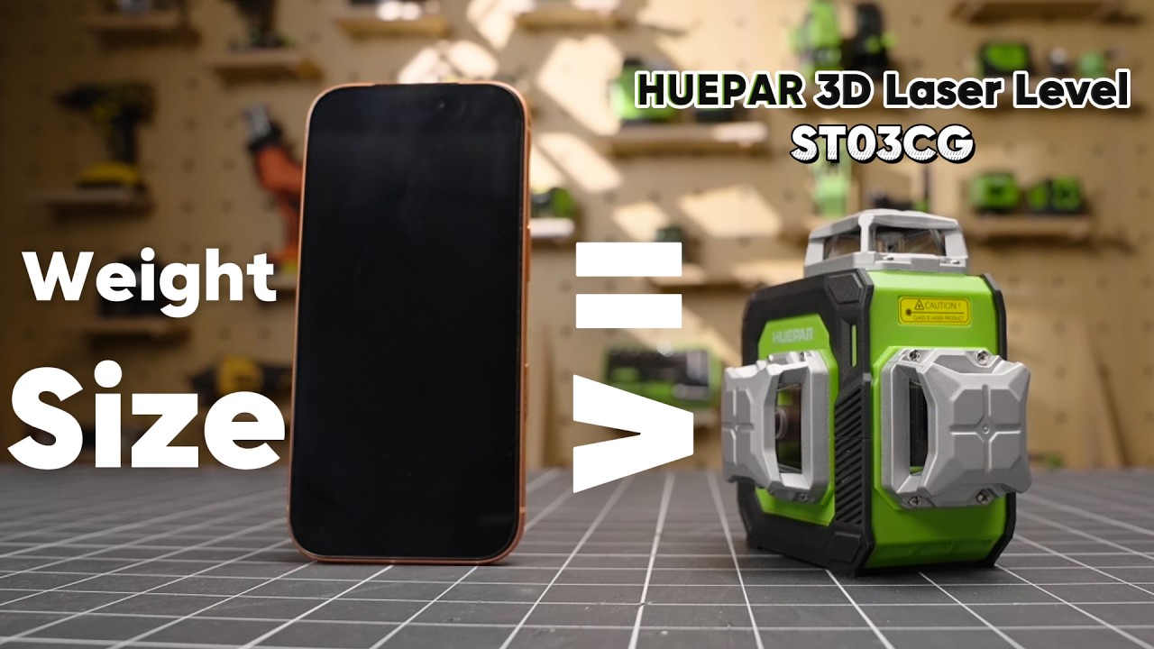 How to Use HUEPAR ST03CG 3D Laser Level: Self-Leveling, Pulse Mode, and Magnetic Bracket Explained