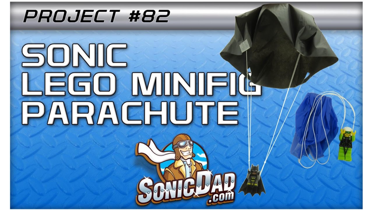 Build a Lego Minifigure Parachute: Step by Step Instructions & Free PDF for SonicDad Project #82