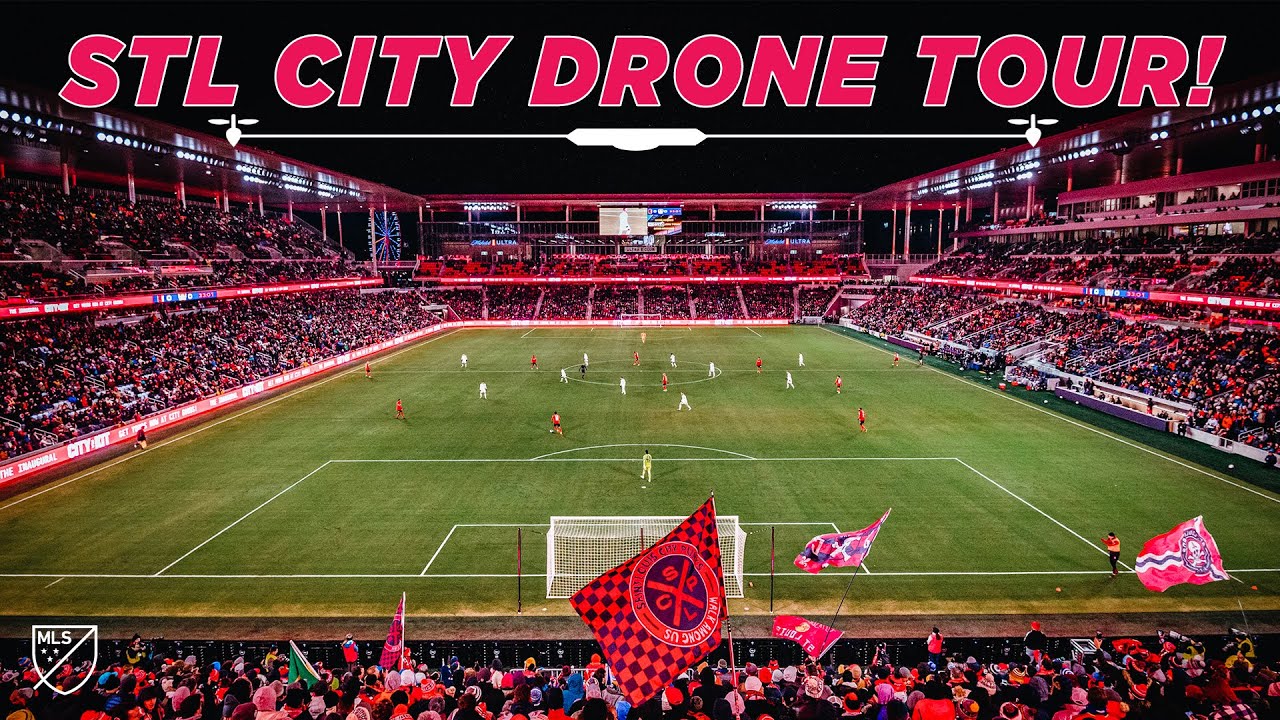 FPV Drone Tour of St. Louis' New Stadium! CITYPARK