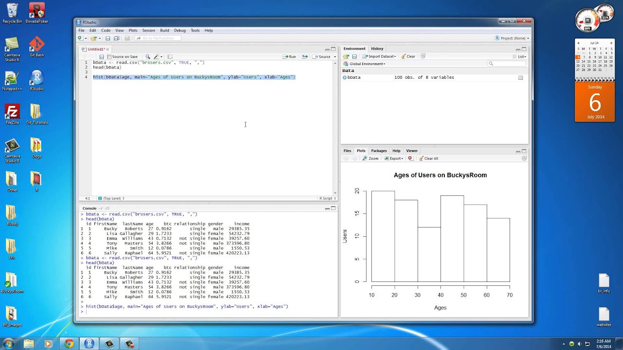 R Programming Tutorial - 17 - Charts and Graphics