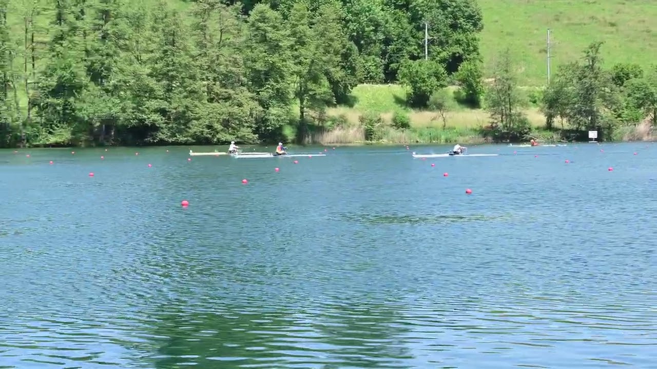 Lucerne FOQR 2024 Rowing Semifinal 1x finish