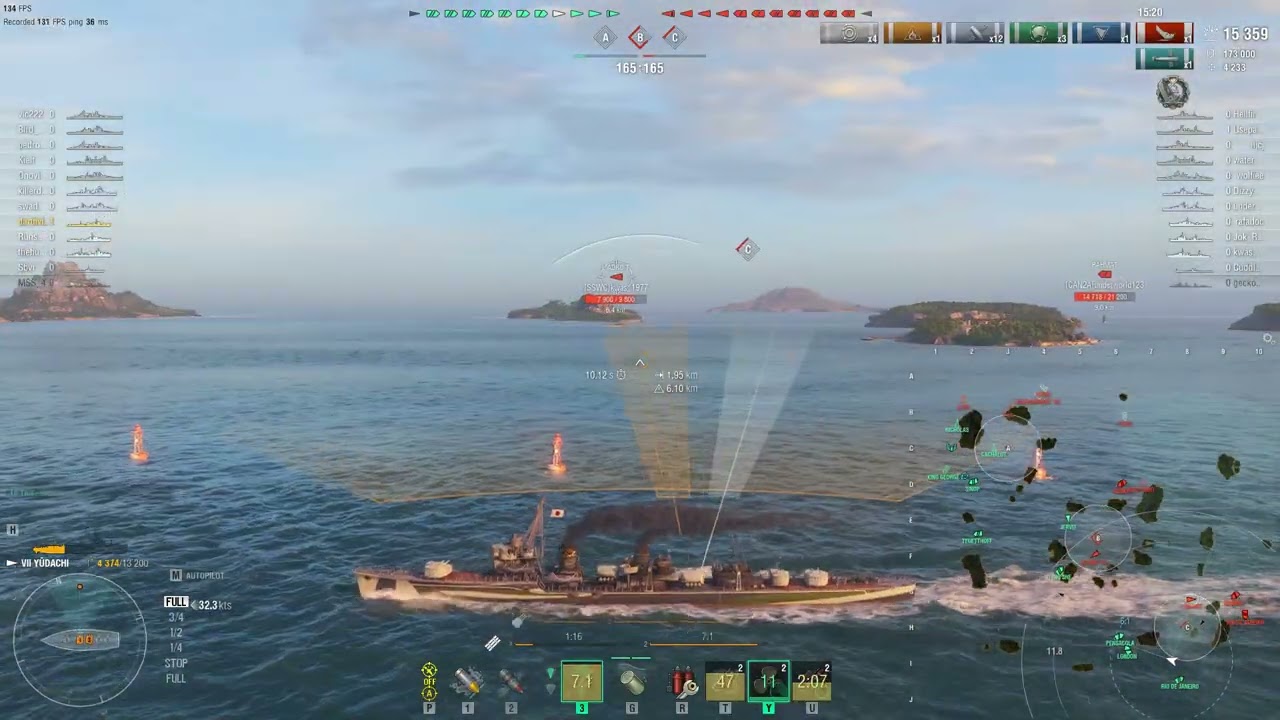World of Warships: Yudachi | Kraken