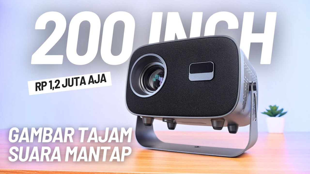 Proyektor Android Murah 2025, TAJAM & MENGGELEGAR!- Qiaolet K1 Pro
