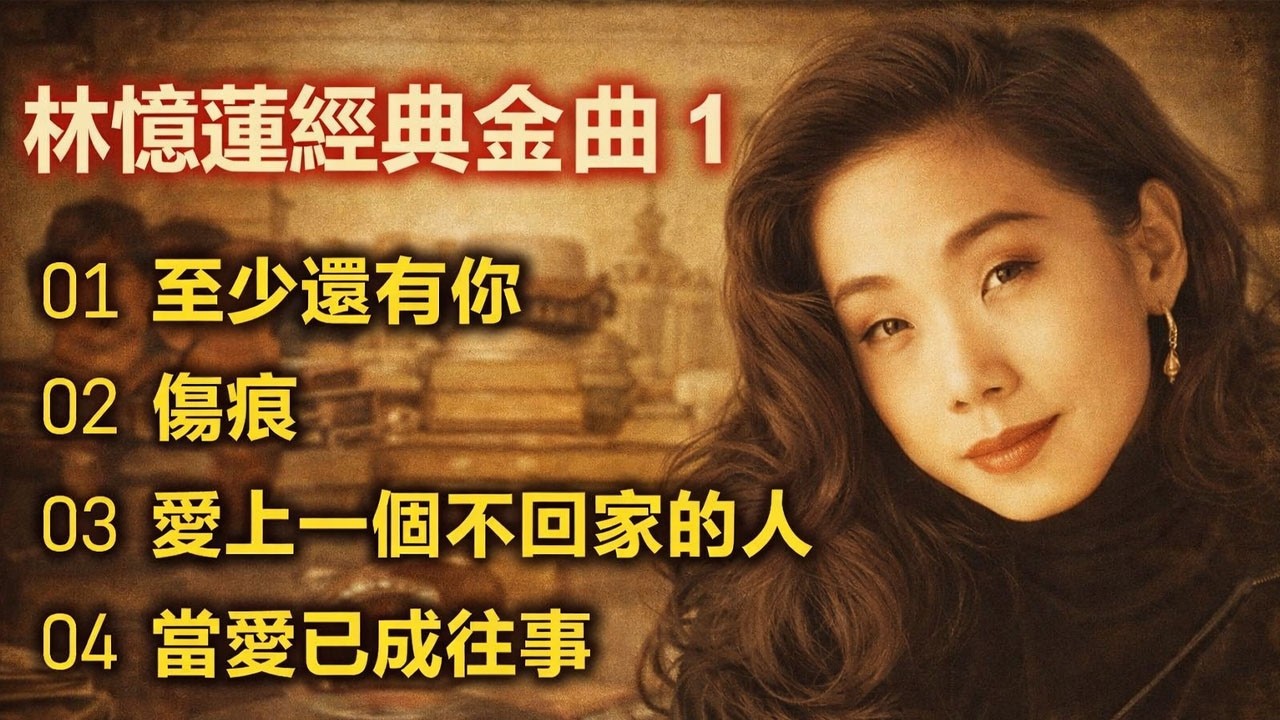 林憶蓮經典金曲 1（内附歌詞）01 至少還有你 02 傷痕 03 愛上一個不回家的人 04 當愛已成往事