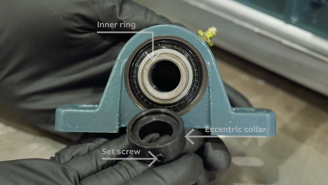 Dodge eccentric ball bearing installation
