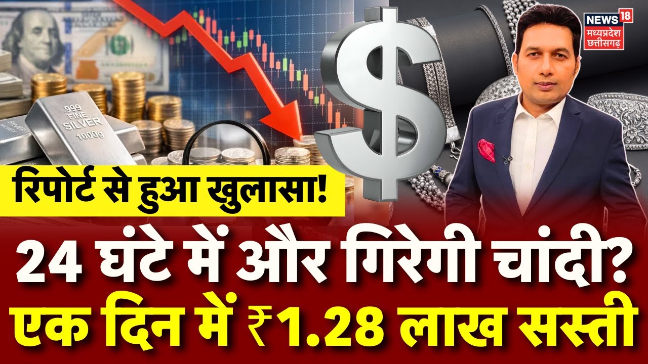 Silver Rate Today : रिपोर्ट से बड़ा खुलासा, 24 घंटे में गिरेगी चांदी? | Gold Silver Price | Top News