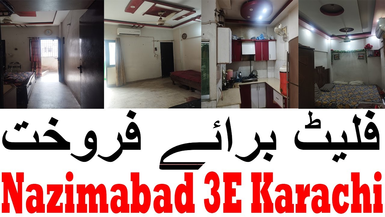 Flat For Sale | 2 Bed DD 2nd Floor 1050 Sq,Feet Sub-Leased Flat | Nazimabad 3E | Demand 75 Lac