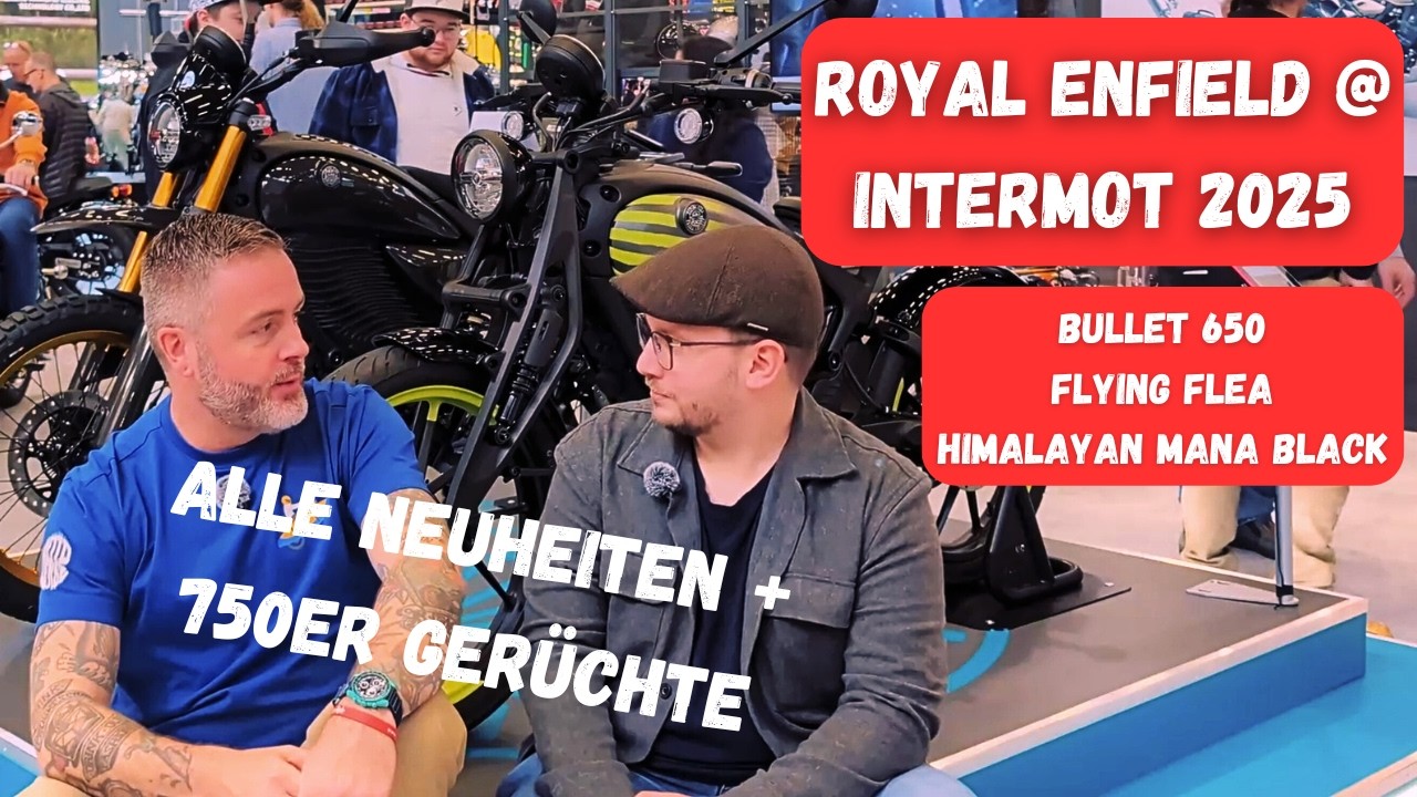 Royal Enfield Intermot 2025: Bullet 650, Flying Flea, Himalayan „Mana Black“ & 750er Gerüchte