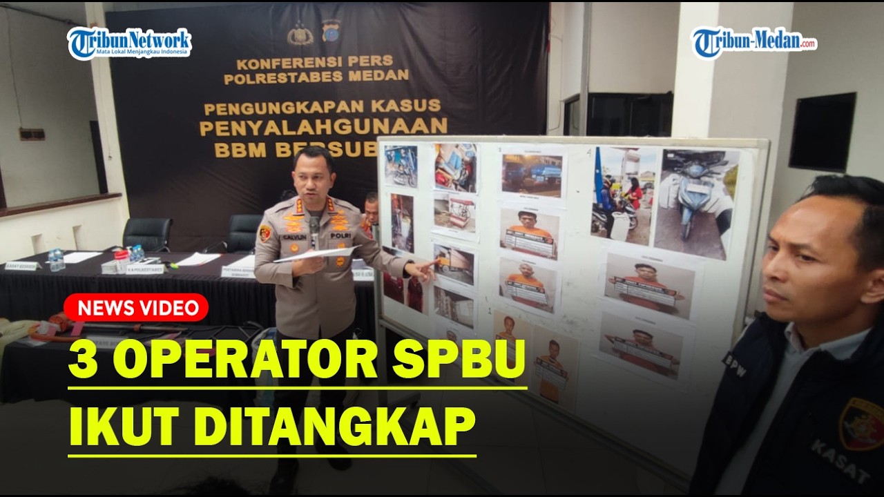 POLISI Tangkap 10 Pelaku 'Kencing' BBM Subsidi di Medan