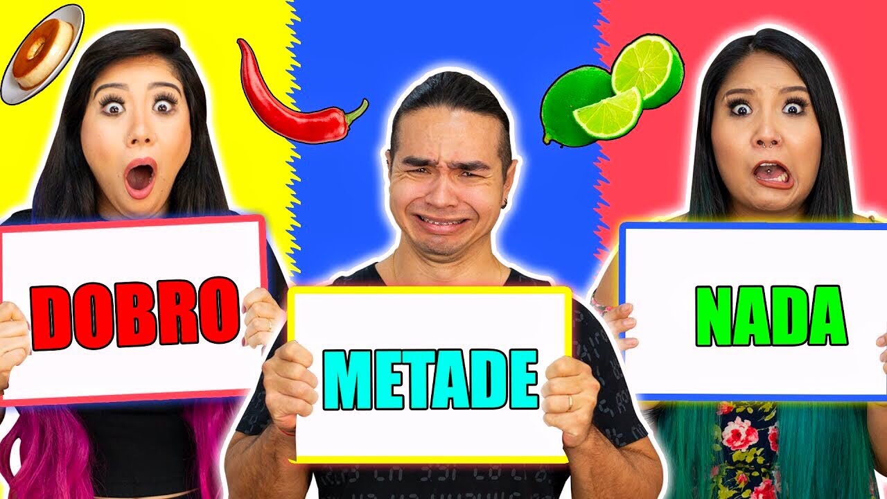 DOBRO, METADE OU NADA! - Desafio | Maru e Bomba