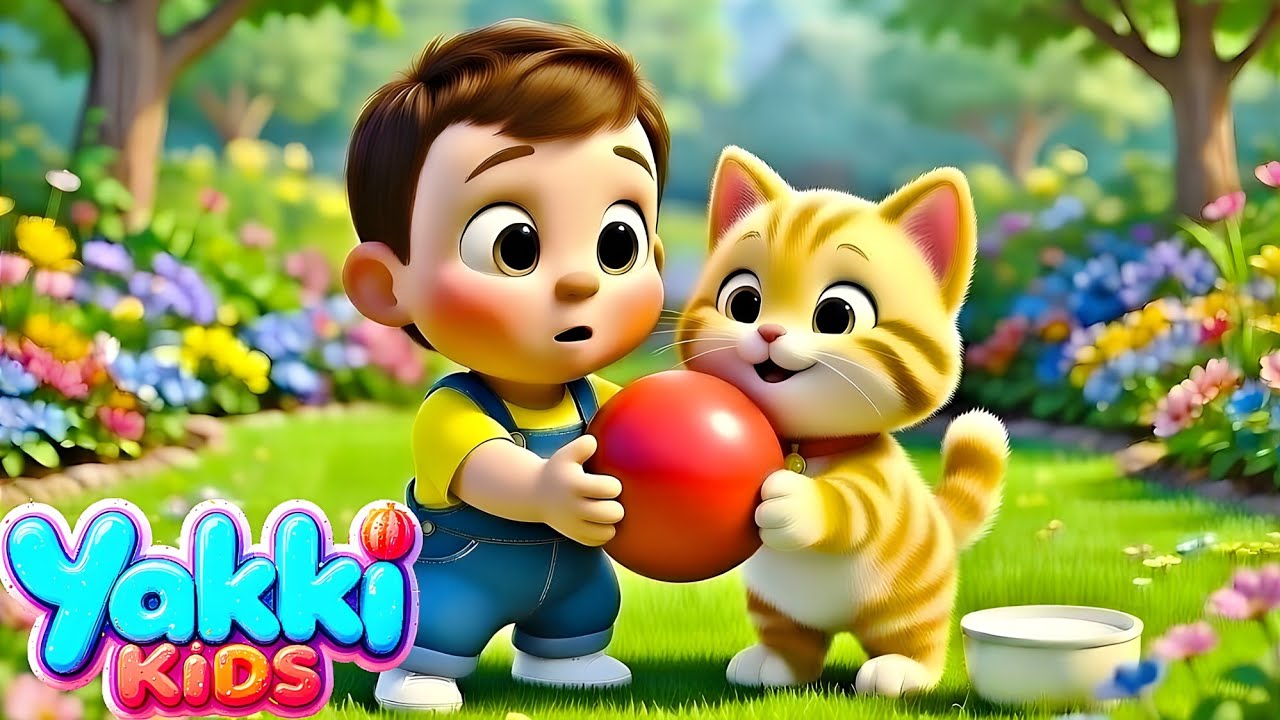 Meow Meow Cat Song for Kids! 😻 | Fun Animal Song | Rhymes | Yakki Kids