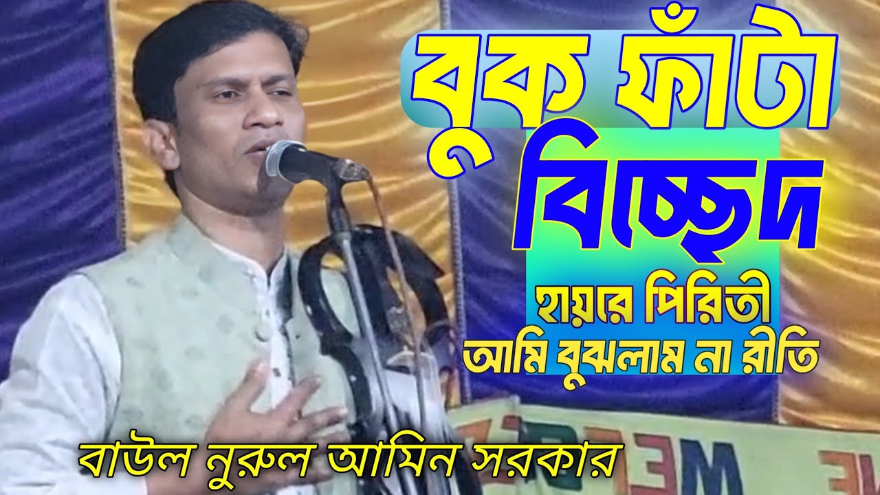 হায়রে পিরিতি আমি বুঝলাম না রীতি ।  বাউল নুরুল আমিন সরকার ।  Norol Amin Sorkar