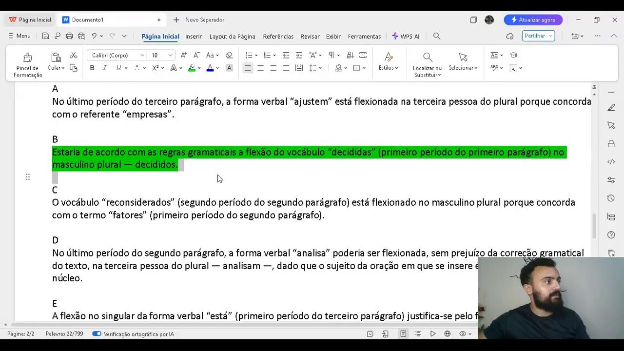 Aula 07 - Língua Portuguesa - Concordância Verbal - Parte 02  #técnicoassistente#pcmg #policiacivil