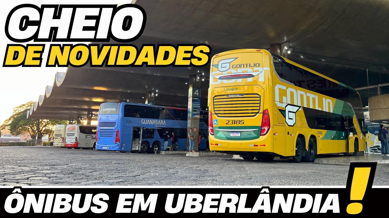 MOVIMENTO DE ÔNIBUS EM UBERLÂNDIA | MUITAS NOVIDADES MARCOPOLO G8 E COMIL INVICTUS EM DESTAQUE