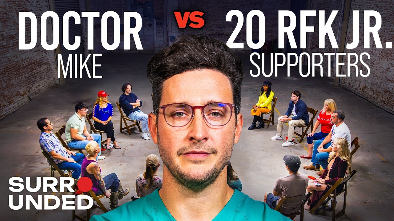 1 Doctor vs 20 RFK Jr. Supporters (ft Doctor Mike) Surrounded