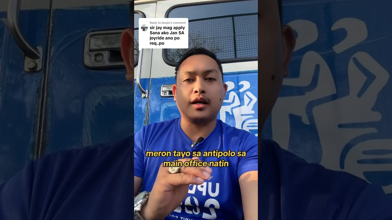 PAANO MAG APPLY SA JOYRIDE?