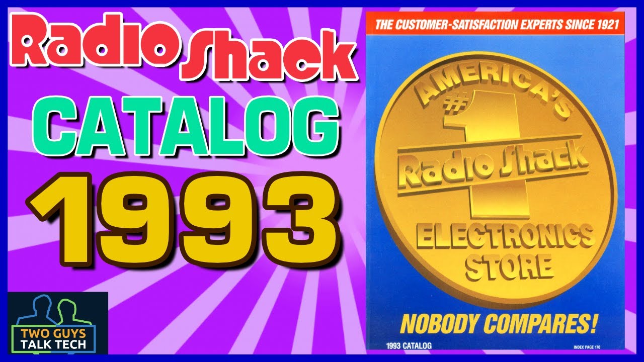 Hi-Fi. Caller ID, and LaserDisc! - RadioShack Catalog 1993 - Two Guys Talk Tech