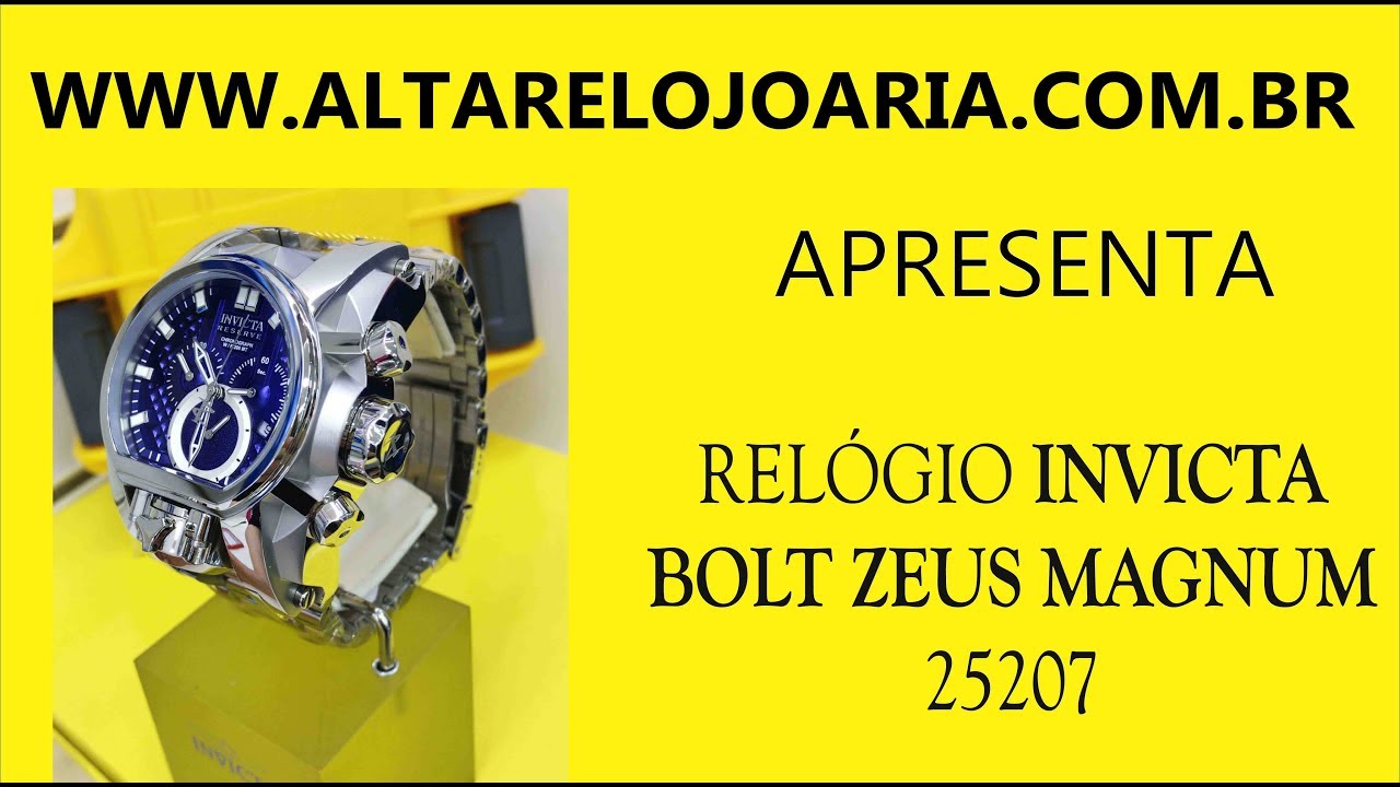 Relógio Invicta Reserve Bolt Zeus Magnum Cronografo 25207