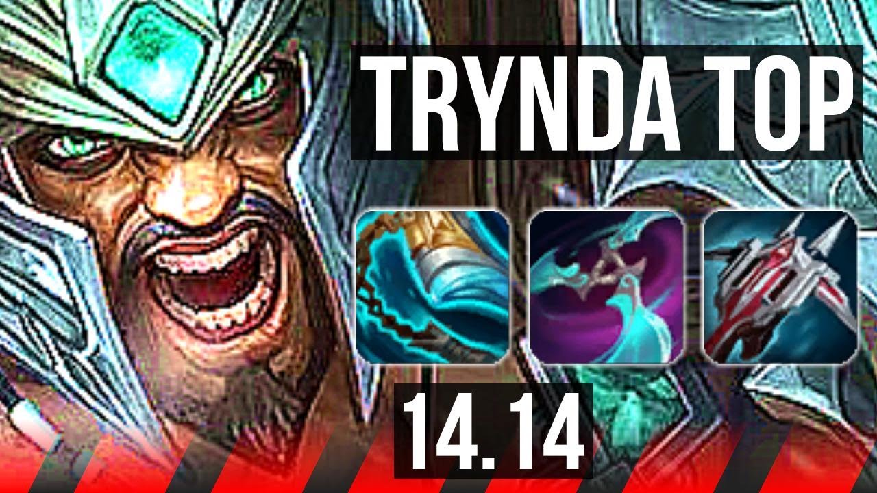 TRYNDAMERE vs YORICK (TOP) | 8 solo kills, 600+ games, 9/2/2 | VN Master | 14.14