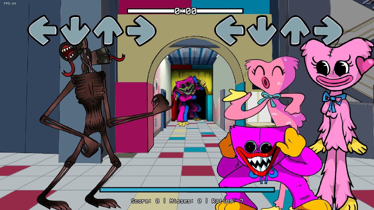 Siren Head Vs Kissy Missy (New Characters) // Playtime // FNF New Mod x Poppy Playtime