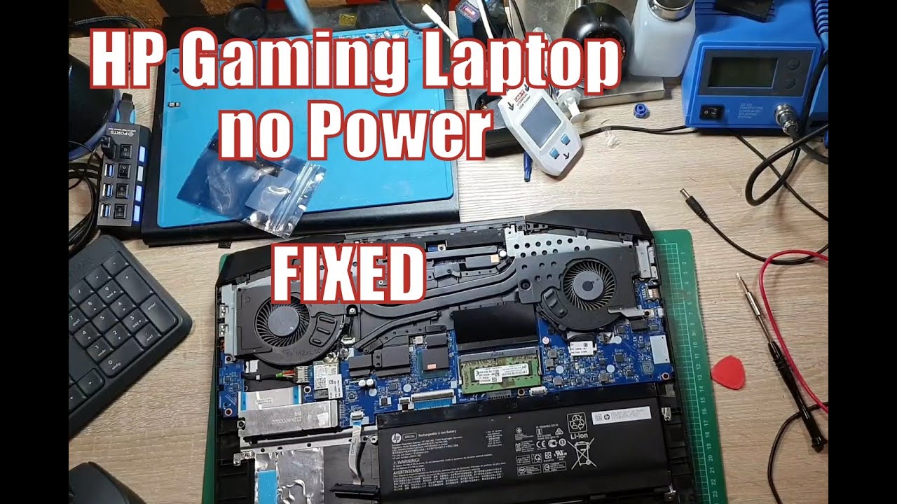 HP Pavilion Gaming 17-cd FIXED PART 1   Repair no Power kein Lebenszeichen