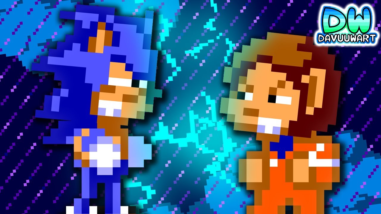 Sonic VS Alex Kidd (Un combate SURREALISTA!) 🦔🆚🍩 | animación/parodia de DavuuWart