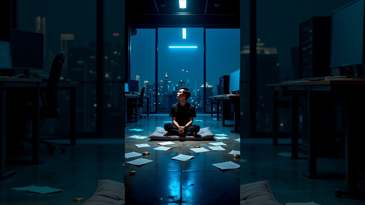 Billionaire Sleeps on Office Floor Every Night 