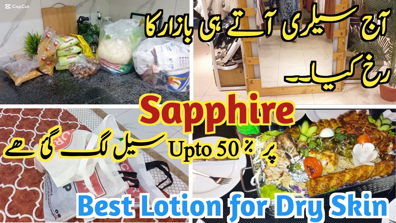 Salary Day Vlog | Sapphire Winter Sale Shopping + Monthly Grocery Haul & Home Routine