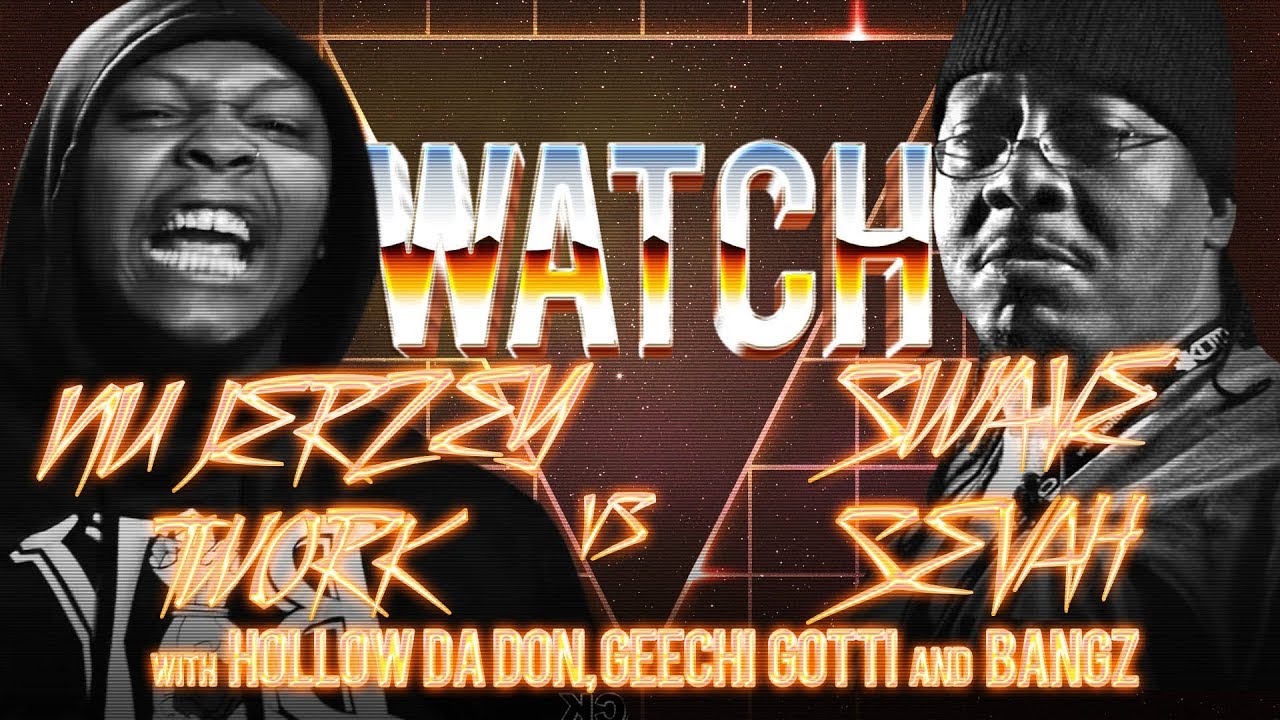 WATCH: NU JERZEY TWORK vs SWAVE SEVAH with HOLLOW DA DON, GEECHI GOTTI & BANGZ