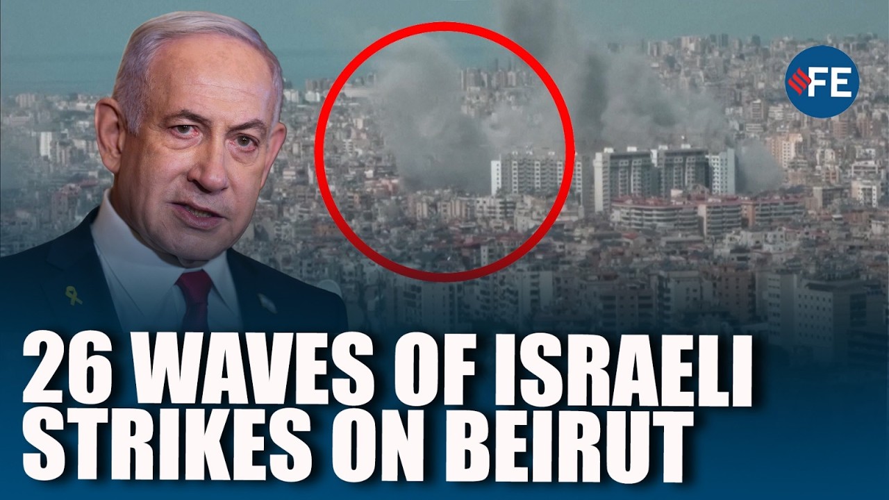 Israel LAUNCHES Fresh Strikes On Beirut As UN Warns Over Mass Evacuation Orders
