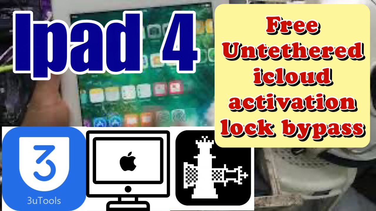 Ipad 4 (A1459,A1460, A1458 )Untethered Activation Lock Bypass | Sliver and Mac Method Easy Tricks