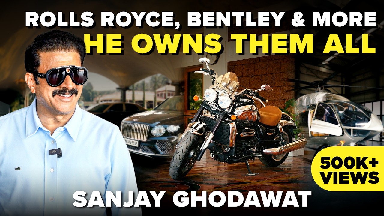 Sanjay Ghodawat&rsquo;s Car Collection Tour: Rolls Royce Spectre, V-Max & Helicopters