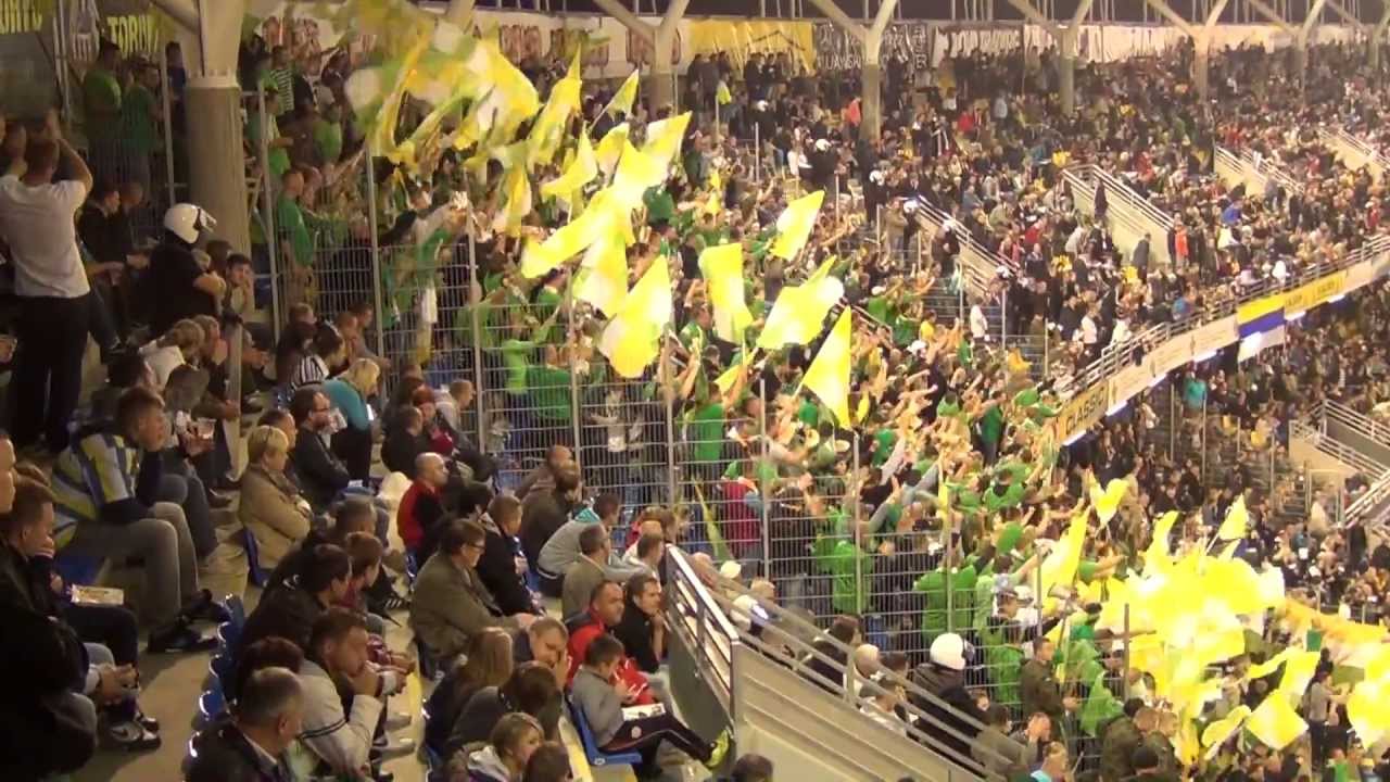 Doping kibiców Falubazu na Finale w Toruniu (15.09.2013)