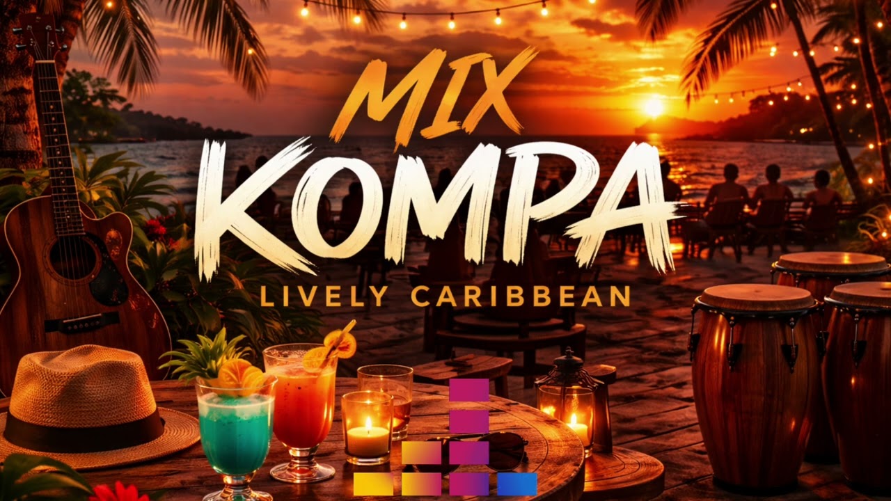  KOMPA MIX 2026 🌴 Lively Caribbean Vibes | Sunset Beach Party Music 
